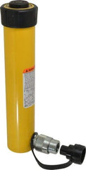 Enerpac - 10 Ton, 8" Stroke, 17.89 Cu In Oil Capacity, Portable Hydraulic Single Acting Cylinder - 2.24 Sq In Effective Area, 11.75" Lowered Ht., 19.75" Max Ht., 1.69" Cyl Bore Diam, 1.5" Plunger Rod Diam, 10,000 Max psi - Apex Tool & Supply