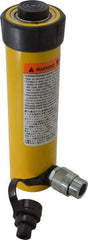 Enerpac - 15 Ton, 6" Stroke, 18.85 Cu In Oil Capacity, Portable Hydraulic Single Acting Cylinder - 3.14 Sq In Effective Area, 10.69" Lowered Ht., 16.69" Max Ht., 2" Cyl Bore Diam, 1.625" Plunger Rod Diam, 10,000 Max psi - Apex Tool & Supply