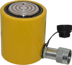 Enerpac - 30 Ton, 2.44" Stroke, 15.82 Cu In Oil Capacity, Portable Hydraulic Low Profile Cylinder - 6.49 Sq In Effective Area, 4.63" Lowered Ht., 7.06" Max Ht., 2.88" Cyl Bore Diam, 2.62" Plunger Rod Diam, 10,000 Max psi - Apex Tool & Supply