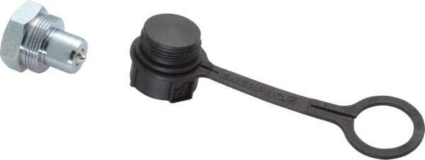 Enerpac - 3/8 NPTF Hydraulic Hose High-Flow Male Coupler - 10,000 psi - Apex Tool & Supply