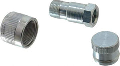 Enerpac - 3/8 NPTF Hydraulic Hose Regular-Flow Female Coupler - 10,000 psi - Apex Tool & Supply
