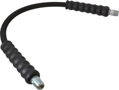 Enerpac - 1/4" Inside Diam x 3/8 NPT 2' Hydraulic Pump Hose - 10,000 psi, 3/8 NPTF Male Opposite End, Rubber - Apex Tool & Supply