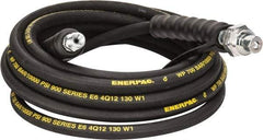 Enerpac - 1/4" Inside Diam x 3/8 NPT 20' Hydraulic Pump Hose - 10,000 psi, CH-604 Opposite End, Rubber - Apex Tool & Supply