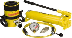 Enerpac - 60 Ton Capacity, Cylinder No. RCH-603, Manual Hydraulic Pump & Cylinder Set - Pump No. P-80 - Apex Tool & Supply