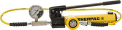 Enerpac - 20 Ton Capacity, Cylinder No. RCS-201, Manual Hydraulic Pump & Cylinder Set - Pump No. P-392 - Apex Tool & Supply