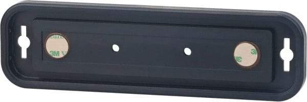 NMC - 8 Inch Wide x 2 Inch High Sign Compatibility, Plastic Round Sign Frame - Black - Apex Tool & Supply