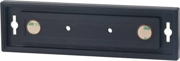 NMC - 8 Inch Wide x 2 Inch High Sign Compatibility, Plastic Square Sign Frame - Black - Apex Tool & Supply