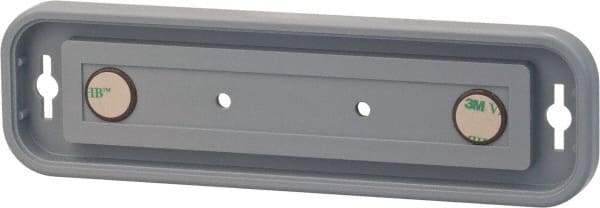 NMC - 8 Inch Wide x 2 Inch High Sign Compatibility, Plastic Round Sign Frame - Gray - Apex Tool & Supply