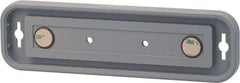 NMC - 8 Inch Wide x 2 Inch High Sign Compatibility, Plastic Round Sign Frame - Gray - Apex Tool & Supply