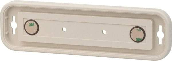 NMC - 8 Inch Wide x 2 Inch High Sign Compatibility, Plastic Round Sign Frame - Almond - Apex Tool & Supply