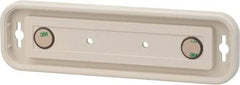 NMC - 8 Inch Wide x 2 Inch High Sign Compatibility, Plastic Round Sign Frame - Almond - Apex Tool & Supply
