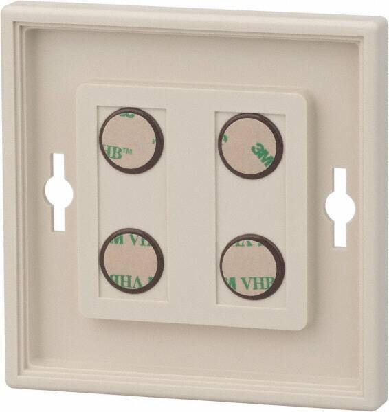 NMC - 8 Inch Wide x 8 Inch High Sign Compatibility, Plastic Sign Frame - Almond - Apex Tool & Supply