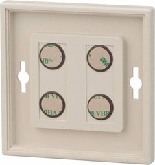 NMC - 8 Inch Wide x 8 Inch High Sign Compatibility, Plastic Sign Frame - Almond - Apex Tool & Supply