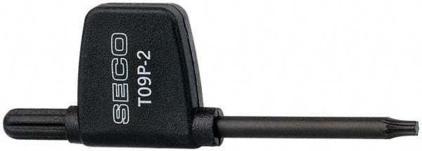 Seco - T9P Torx Plus Drive, Key and Driver for Indexable Tools - Compatible with Anvil Screws - Apex Tool & Supply