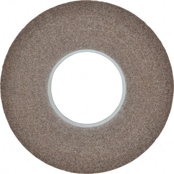 3M - 12" Diam, 1/2" Face Width, 5" Center Hole, Medium Grade, Aluminum Oxide Deburring Wheel - Convolute, Hard Density 7 Grade, 3,000 RPM - Apex Tool & Supply