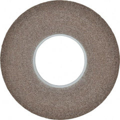 3M - 12" Diam, 1/2" Face Width, 5" Center Hole, Medium Grade, Aluminum Oxide Deburring Wheel - Convolute, Hard Density 7 Grade, 3,000 RPM - Apex Tool & Supply