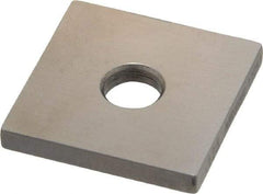 Mitutoyo - 0.123" Square Steel Gage Block - Accuracy Grade 0, Includes Certificate of Inspection - Apex Tool & Supply