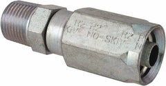 Parker - 1/2-14 Thread Hydraulic Hose Fitting - -8 Hose Size, 1/2" Hose Diam - Apex Tool & Supply