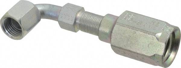 Parker - 9/16-18 Thread Hydraulic Hose Fitting - -6 Hose Size, 3/8" Hose Diam - Apex Tool & Supply