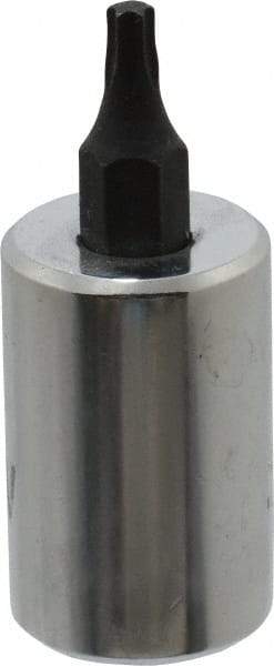 Proto - 3/8" Drive, T15 Torx Bit Socket - 1-23/32" OAL, 5/8" Bit Length - Apex Tool & Supply