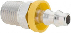 Parker - 1/4-18 Thread Hydraulic Hose Fitting - -4 Hose Size, 1/4" Hose Diam - Apex Tool & Supply