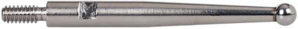 INTERAPID - 0.08" Ball Diam, Steel, Ball Test Indicator Contact Point - 13/16" Contact Point Length, Use with Brown & Sharpe 310-3, 311-3, 310-b-3, 311-bn-3, 312-3 & 312-4 INTERAPID 312 Dial Test Indicators - Apex Tool & Supply