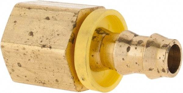 Parker - 3/8-18 Thread Hydraulic Hose Fitting - -6 Hose Size, 3/8" Hose Diam - Apex Tool & Supply