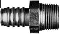 Parker - 1/2-20 Thread Hydraulic Hose Fitting - -4 Hose Size, 5/16" Hose Diam - Apex Tool & Supply