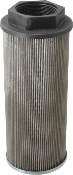 Parker - 180 LPM, 48 GPM, 4" Diam, Suction Strainer with Bypass - 2 Port NPT, 9.85" Long - Apex Tool & Supply