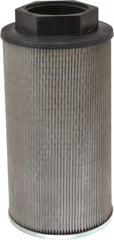 Parker - 350 LPM, 92 GPM, 150mm Diam, Suction Strainer with Bypass - 2-1/2 Port NPT, 10.1" Long - Apex Tool & Supply