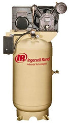 Ingersoll-Rand - 7.5 hp, 80 Gal Stationary Electric Vertical Air Compressor - Single Phase, 175 Max psi, 24 CFM, 230 Volt - Apex Tool & Supply