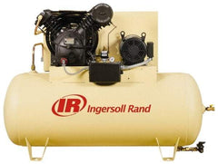 Ingersoll-Rand - 7.5 hp, 80 Gal Stationary Electric Vertical Air Compressor - Single Phase, 175 Max psi, 24.3 CFM, 230 Volt - Apex Tool & Supply