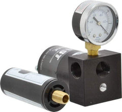 Gast - 6.8 CFM Open Flow Venturi Single Stage Vacuum Generator - 1/2 FPT Vacuum Port, 27 In/Hg Max Vacuum Pressure, 68 Max psi, 2.7 CFM Air Consumption & 8.21" Length x 3" Wide x 4.90" High - Apex Tool & Supply