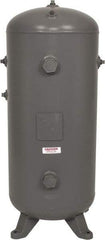 Made in USA - 30 Gallon, 200 Max psi Vertical Tank - 1-1/2" Inlet, 38" Tank Length x 16" Tank Diam - Apex Tool & Supply