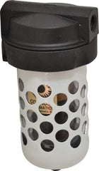 Coilhose Pneumatics - 1/4" Port, 5" High, FRL Filter with Polycarbonate Bowl & Automatic Drain - 150 Max psi, 120°F Max, 4 oz Bowl Capacity - Apex Tool & Supply