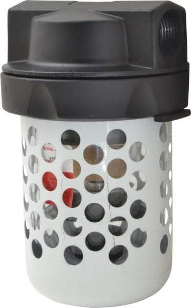 Coilhose Pneumatics - 1" Port, 9" High, FRL Filter with Polycarbonate Bowl & Automatic Drain - 150 Max psi, 120°F Max, 23 oz Bowl Capacity - Apex Tool & Supply