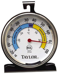 Taylor - Cooking & Refrigeration Thermometers Type: Refrigeration Thermometer Maximum Temperature (F): 60 - Apex Tool & Supply