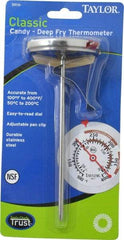 Taylor - Cooking & Refrigeration Thermometers Type: Cooking Thermometer Maximum Temperature (F): 400 - Apex Tool & Supply