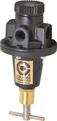 Coilhose Pneumatics - 3/8 NPT Port, 40 CFM, Cast Aluminum Tamper Proof Heavy-Duty T-Handle Regulator - 0 to 200 psi Range, 250 Max psi Supply Pressure, 1/4" Gauge Port Thread, 3" Wide x 5-1/2" High - Apex Tool & Supply