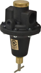 Coilhose Pneumatics - 1 NPT Port, 160 CFM, Cast Aluminum Tamper Proof Heavy-Duty T-Handle Regulator - 0 to 200 psi Range, 250 Max psi Supply Pressure, 1/4" Gauge Port Thread, 5" Wide x 8-1/2" High - Apex Tool & Supply