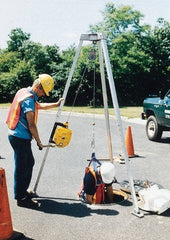 Gemtor - Confined Space Entry & Retrieval Systems Hoist Type: Tripod Hoist Base: Portable - Apex Tool & Supply