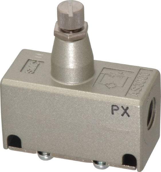 SMC PNEUMATICS - 1/4" Male NPT x 1/4" Female NPT Flow & Speed Control Valve - Inline Type - Apex Tool & Supply