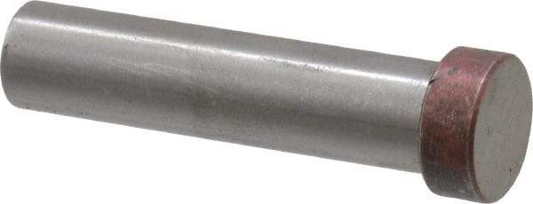 Dayton Lamina - 1/2" Head Diam, 3/8" Shank Diam, Basic Head, A2 Grade Tool Steel, Solid Mold Die Blank & Punch - 3/16" Head Height, 1-3/4" OAL, Blank Punch, Regular (KPB) Series - Apex Tool & Supply