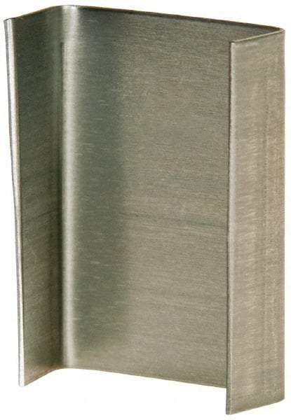 Made in USA - 3/4 Inch Wide, Snap On, Steel Open Seal - 1,000 Piece - Apex Tool & Supply