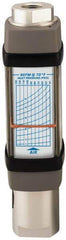 Hedland - 1/4" NPTF Port Compressed Air & Gas Flowmeter - 600 Max psi, 20 SCFM, Anodized Aluminum - Apex Tool & Supply