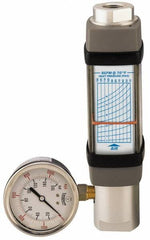 Hedland - 1/2" NPTF Port Compressed Air & Gas Flowmeter - 600 Max psi, 150 SCFM, Anodized Aluminum - Apex Tool & Supply