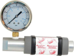 Hedland - 1/4" NPTF Port Compressed Air & Gas Flowmeter - 600 Max psi, 10 SCFM, Anodized Aluminum - Apex Tool & Supply