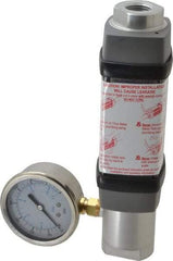 Hedland - 1/2" NPTF Port Compressed Air & Gas Flowmeter - 600 Max psi, 30 SCFM, Anodized Aluminum - Apex Tool & Supply