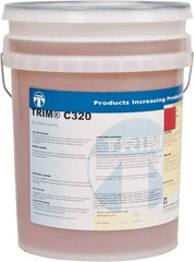 Master Fluid Solutions - Trim C320, 5 Gal Pail Cutting & Grinding Fluid - Synthetic, For Drilling, Form-Grinding, Reaming, Tapping - Apex Tool & Supply