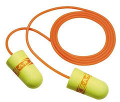 3M - Disposable, Corded, 33 dB, Barrel Earplugs - Yellow, 200 Pairs - Apex Tool & Supply